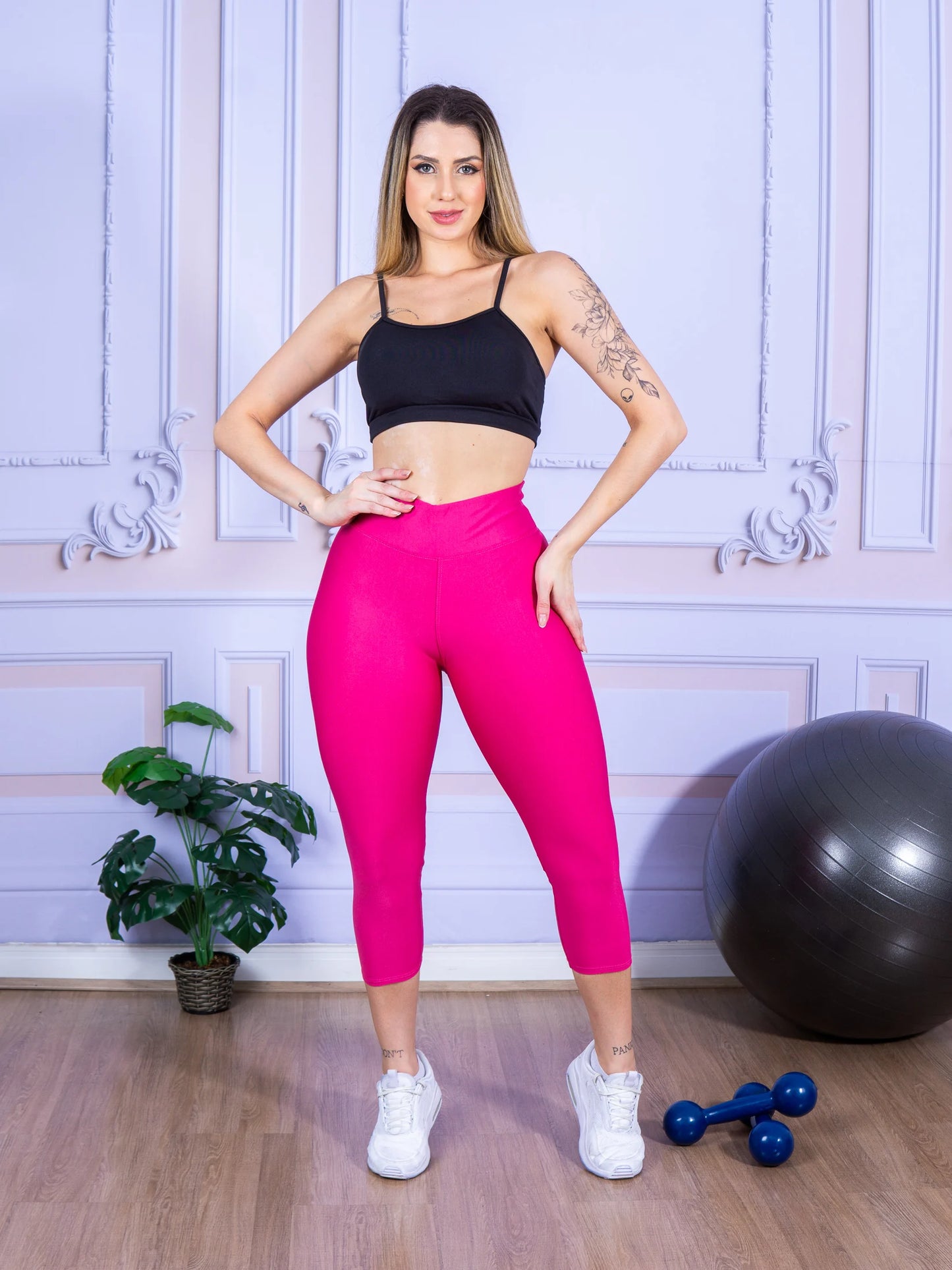 Calças legging fitness feminina