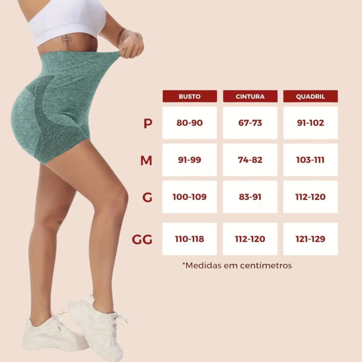 Shorts de Academia - Levanta Bumbum