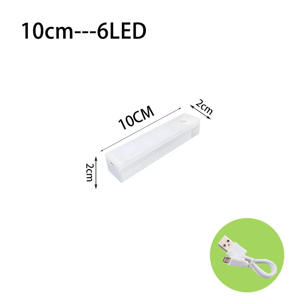 Luz LED com sensor de movimento,luz de fundo para cozinha...