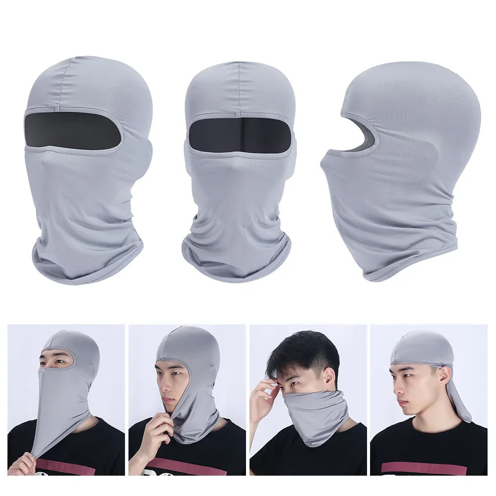 Balaclava Máscara Facial Completa Para Caminhada, Ciclismo ,Airsoft, Boné, Bicicleta, (Homens Mulheres)